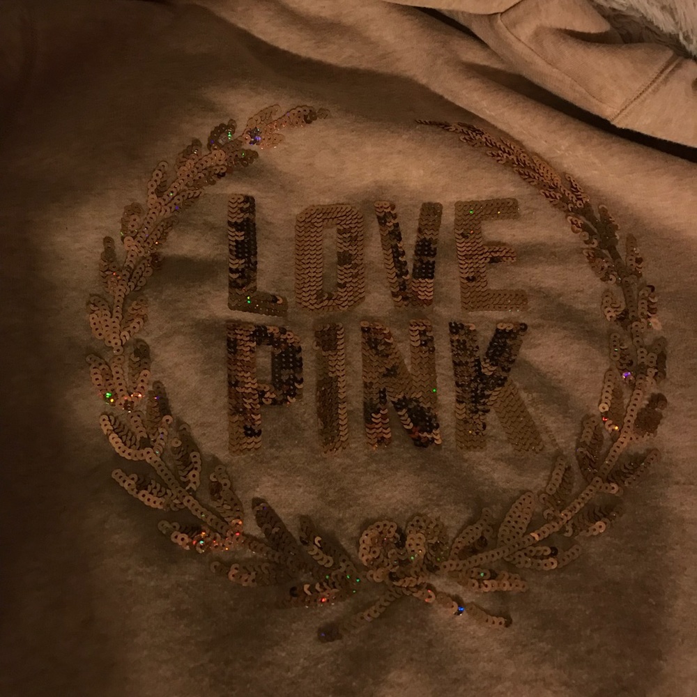 VS PINK SHERPA FUR JACKET - Picture 2 of 3